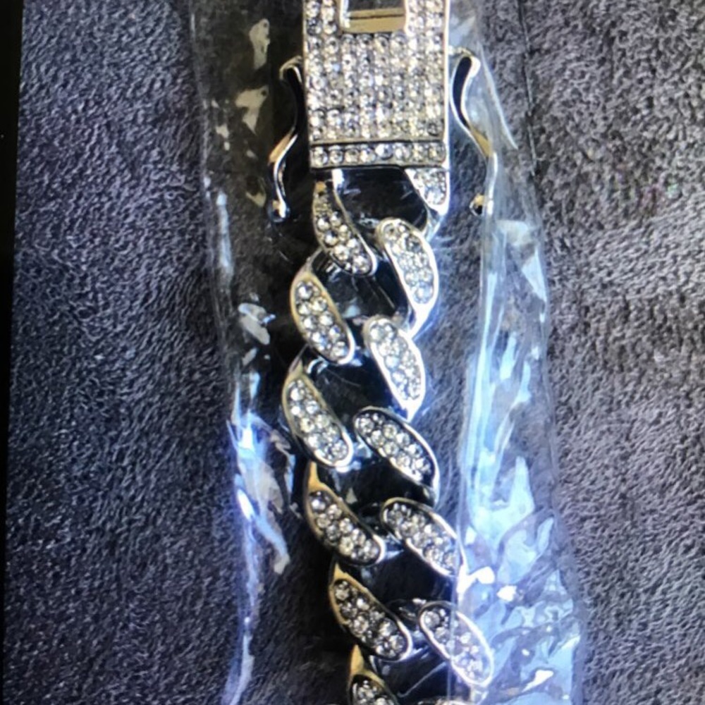 Iced Out Cuban wrist chain